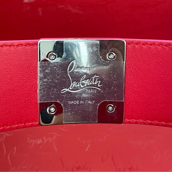 sold Christian Louboutin Carasky Leather Belt 80cm/32" - Poupidou (Pink) - Picture 7 of 11